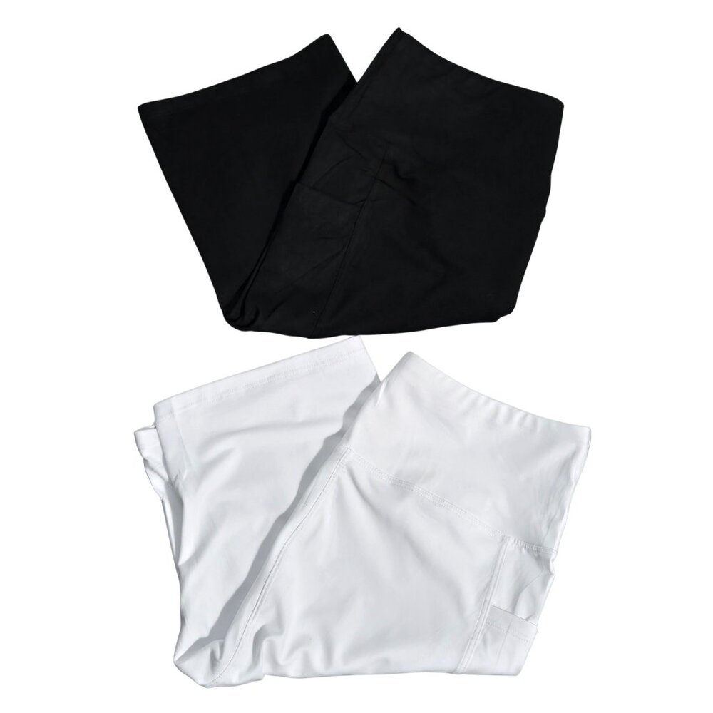 NWOT | 2-Pack High-Waisted Athletic Bike Shorts with Side Pockets | Medium